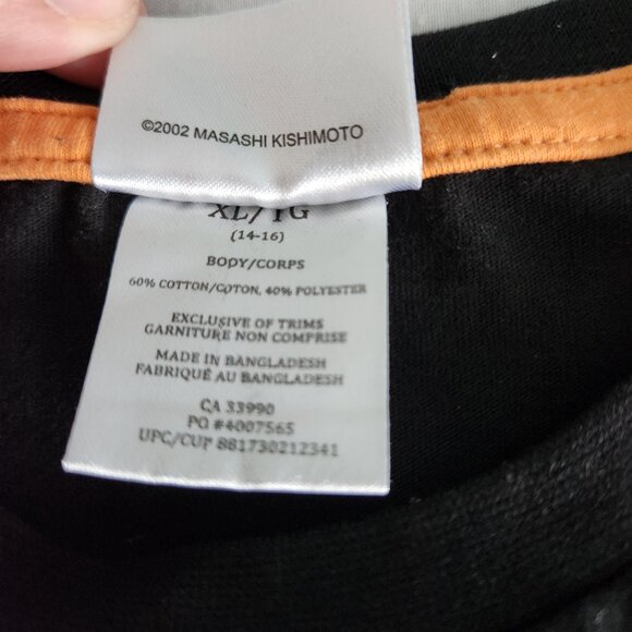 Anime Naruto T-Shirt Holograph Image Changing Youth XL 14-16 Rare - Picture 16 of 16